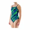 TYR Womens Vitric Diamondfit Blue/Green Swim Suit -TYR Store tyr womens vitric diamondfit bluegreen swim suit