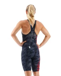 TYR Women's Venzo™ Closed Back Swimsuit - Camo Fire -TYR Store vzcfcb6a 937b alt03