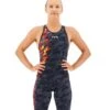 TYR Women's Venzo™ Closed Back Swimsuit - Camo Fire