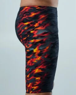 TYR Men’s Venzo™ High-Waist Jammer Swimsuit - Camo Fire 22 TYR Men’s Venzo™ High-Waist Jammer Swimsuit - Camo Fire -TYR Store vzcfhw6a 937 alt09