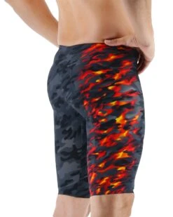 TYR Men’s Venzo™ Jammer Swimsuit - Camo Fire -TYR Store vzcflw6a 937 alt05