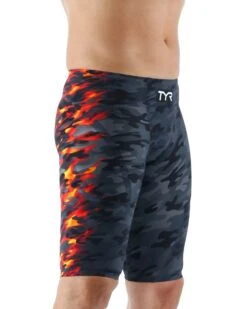 TYR Men’s Venzo™ Jammer Swimsuit - Camo Fire -TYR Store vzcflw6a 937 alt06