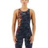 TYR Women's Venzo™ Open Back Swimsuit - Camo Fire -TYR Store vzcfob6a 937 main01